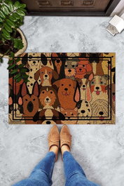 Conceptum Felpudo Cane Carıno Multicolor 40 x 60 cm